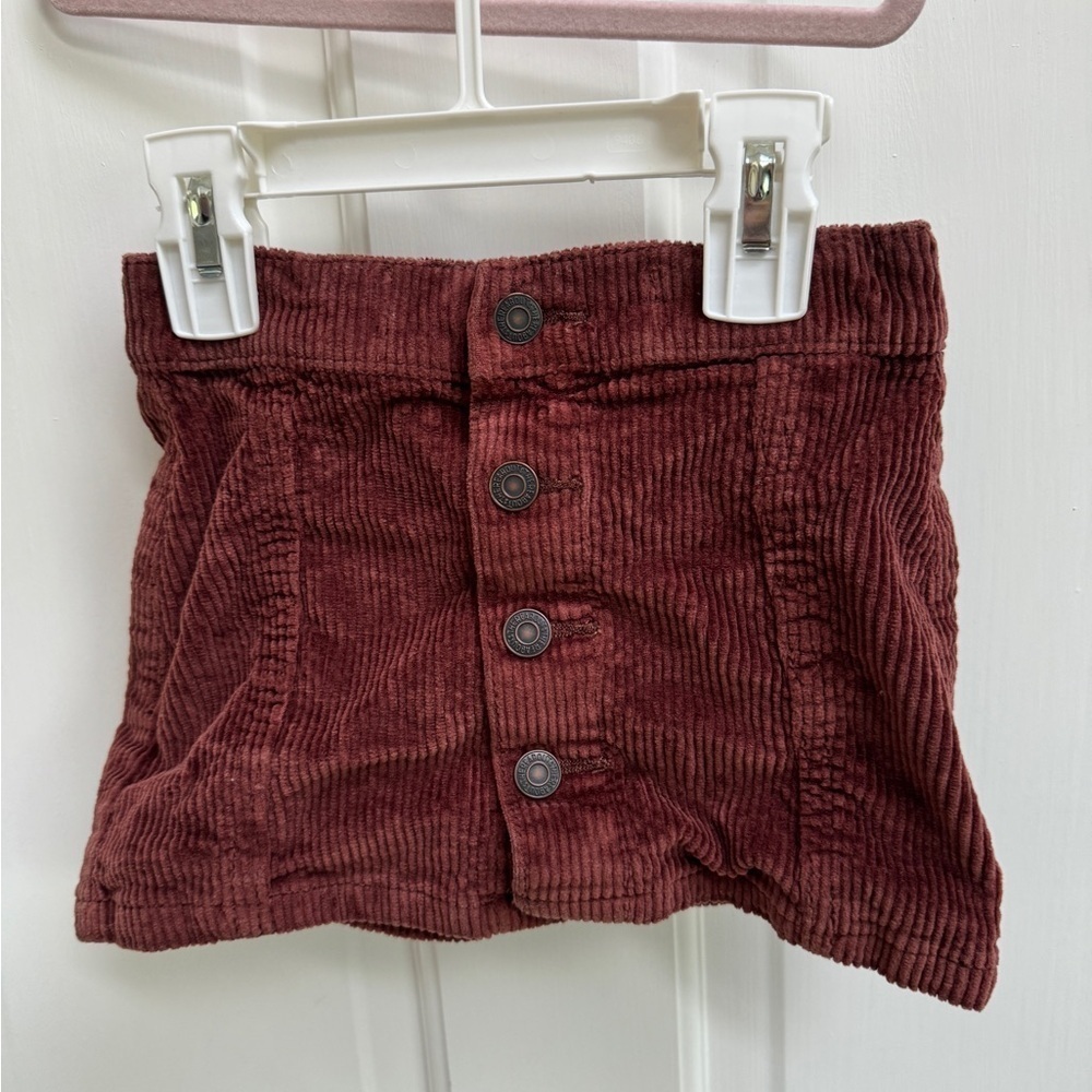 There Abouts 2T Girls Brown Corduroy Fall Skirt - Picture 1 of 5